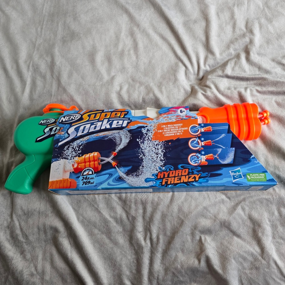 Nerf Super Soaker Hydro Frenzy water‎ blaster Hasbro Water Squirt Gun Outdoor